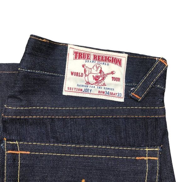 True Religion Embroidered Jeans Size 34 JOEY - Picture 7 of 10